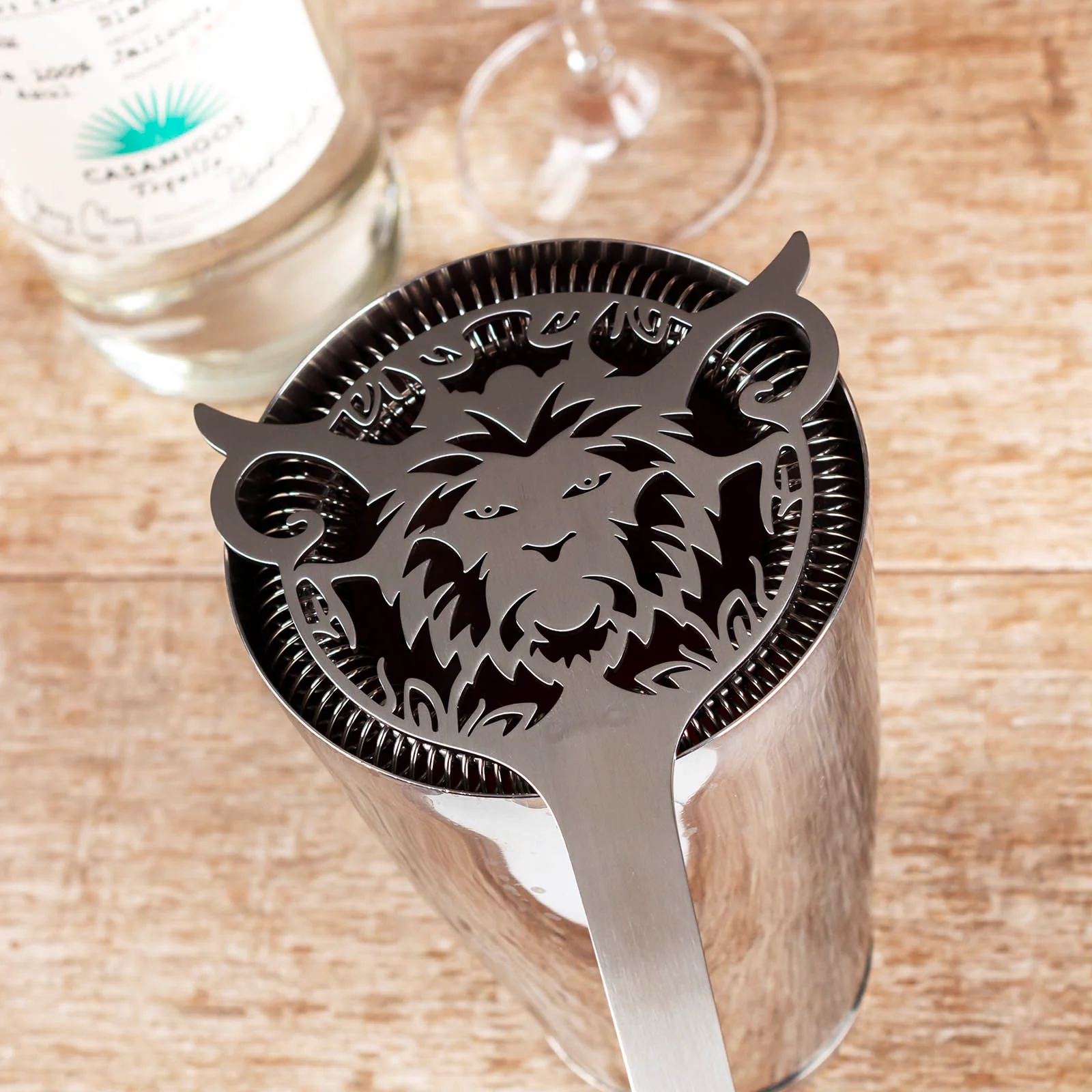 BarConic® Stainless Steel Strainer - Lion - Image 2