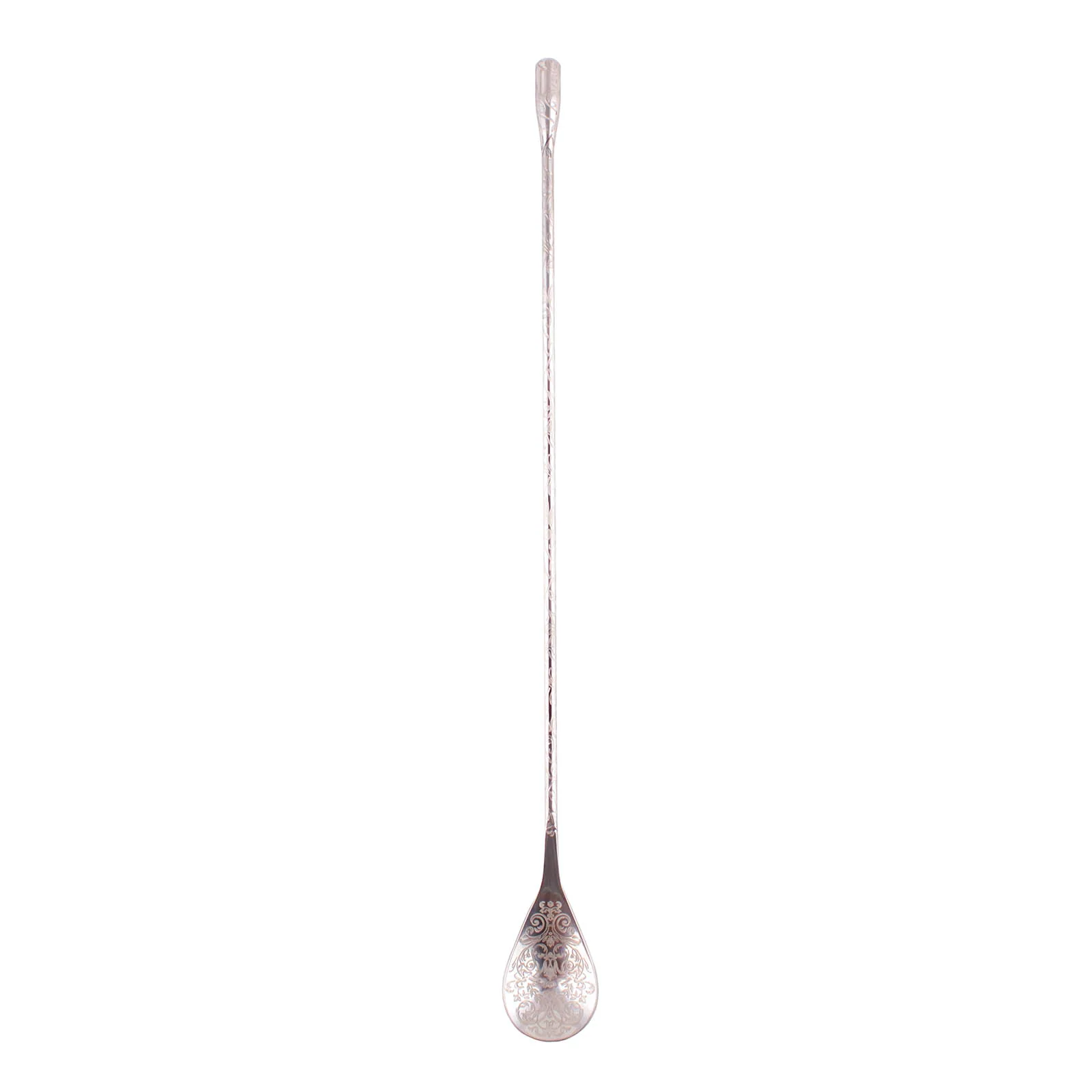 BarConic® Teardrop Bar Spoon - Floral Etched - ( Color Options ) - Image 6