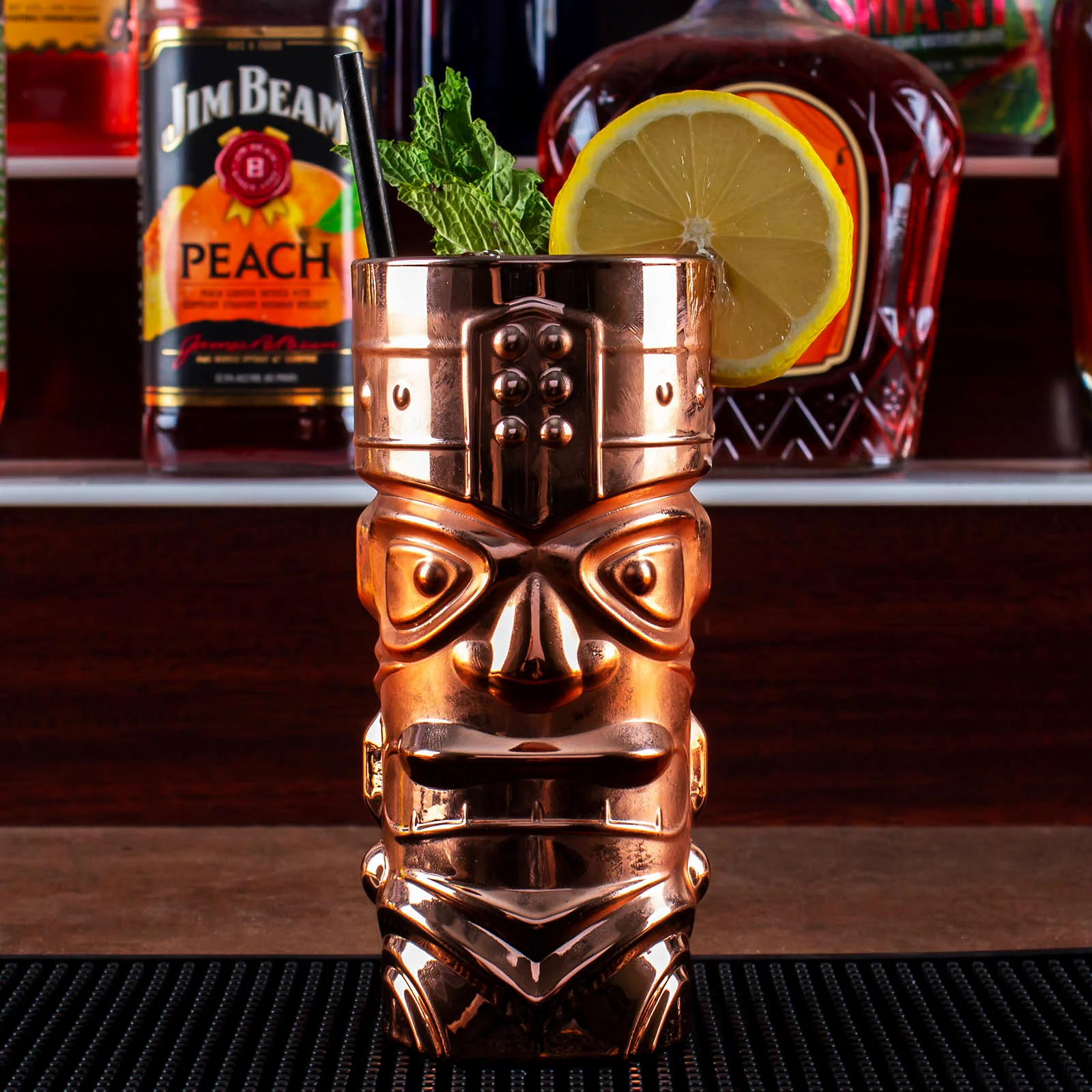 BarConic® Tiki Glass - Metal Plated - 15 ounce - (Color Options) - Image 2