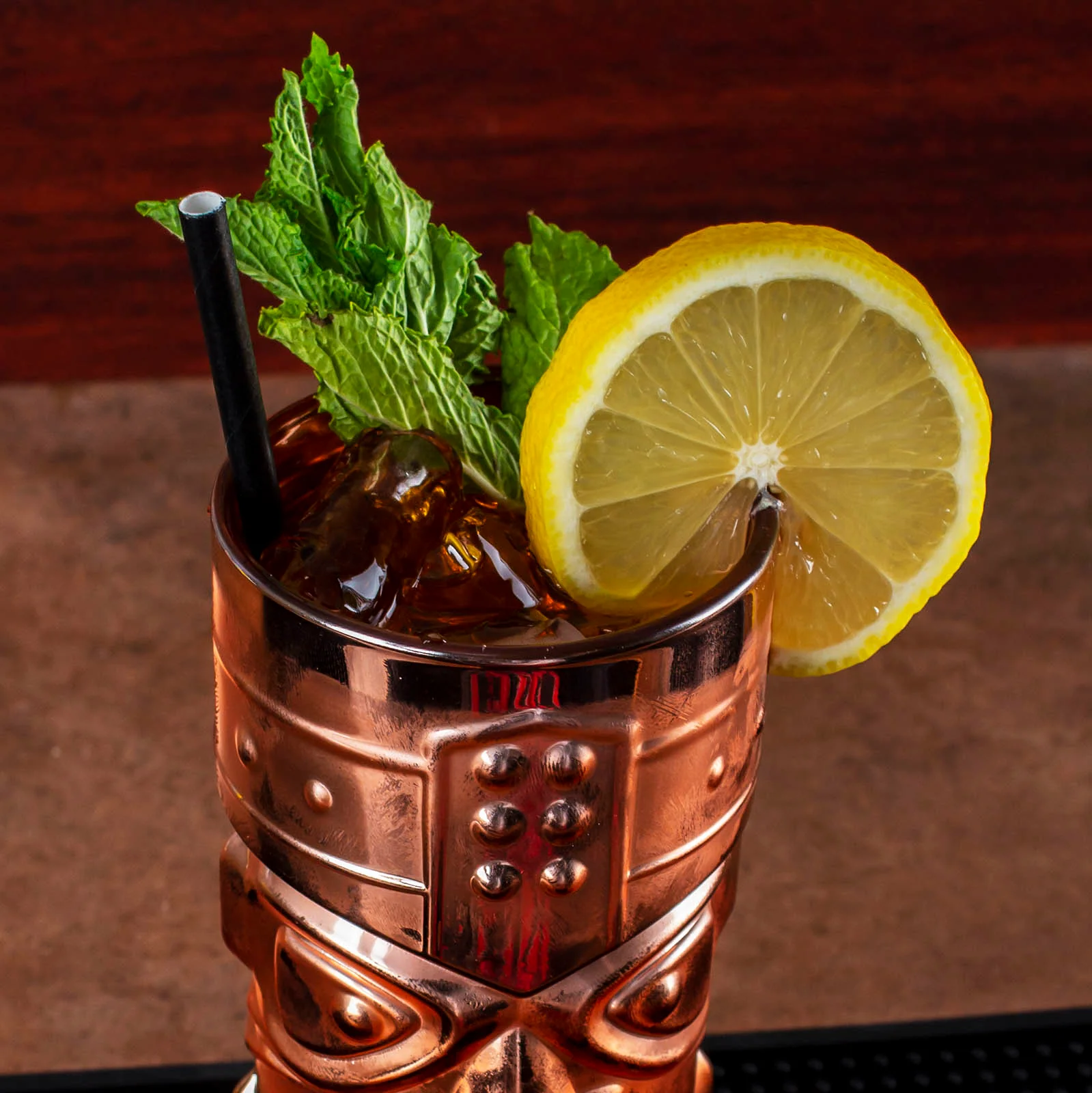 BarConic® Tiki Glass - Metal Plated - 15 ounce - (Color Options) - Image 3