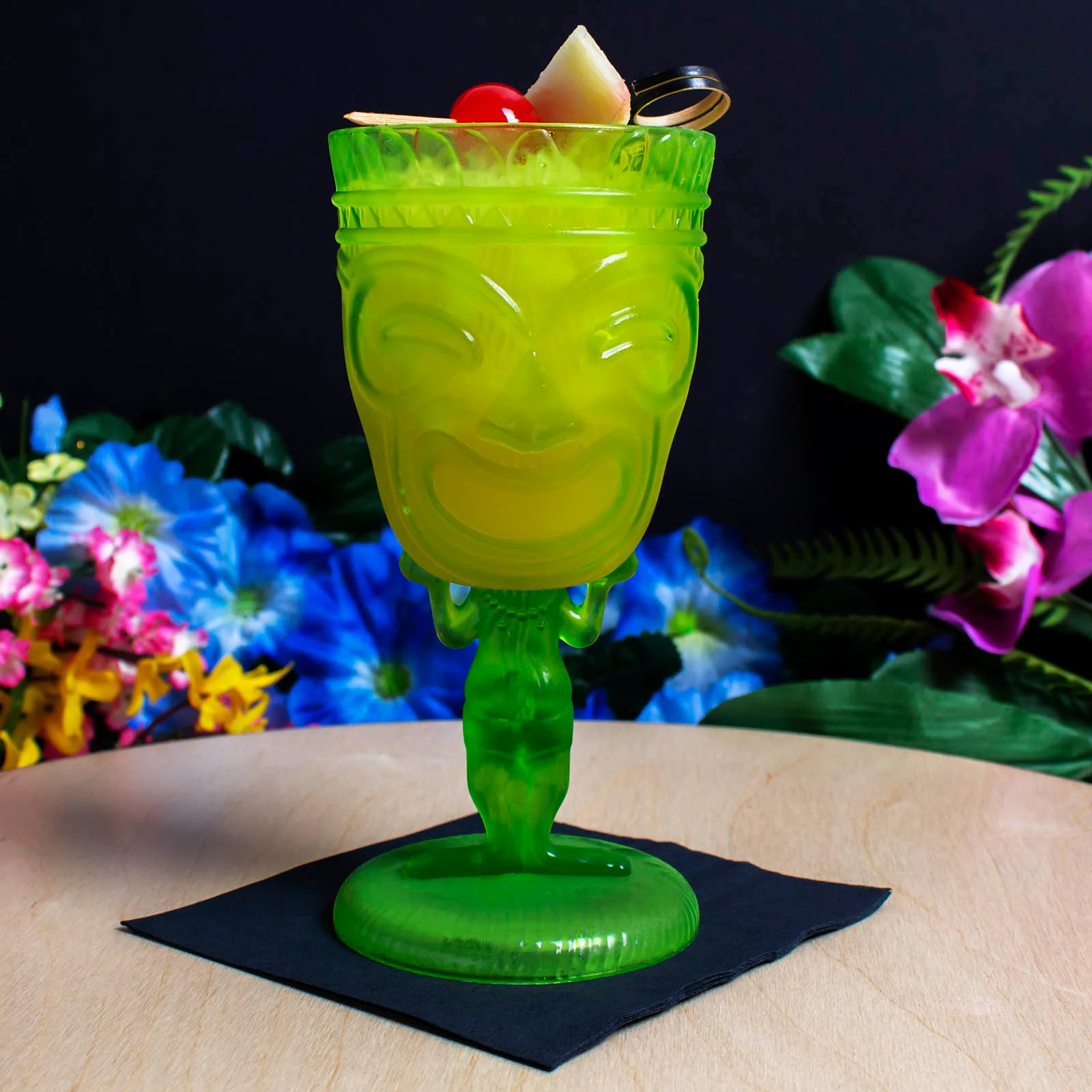 BarConic® Tiki Man Cup - Plastic - 12oz (Color Options) - Image 3