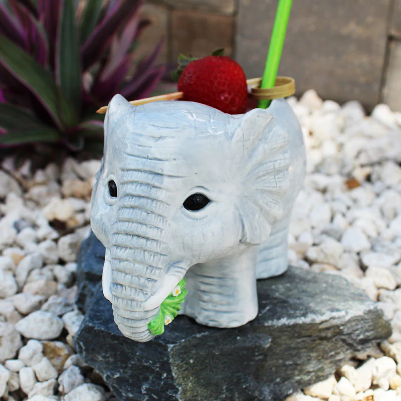 BarConic® Tiki Mug - Ceramic Elephant - Image 2