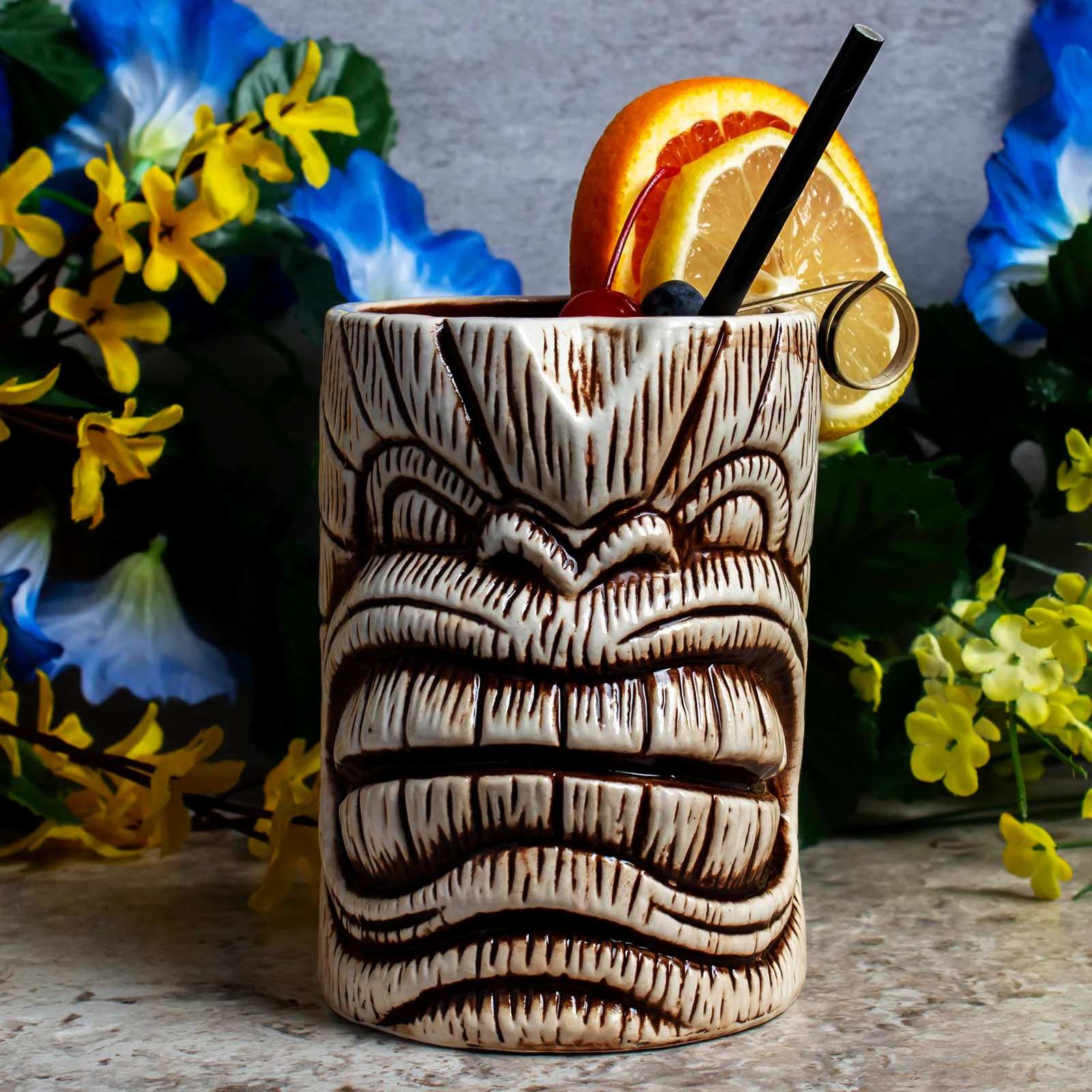 BarConic® Toothed Totem - Tiki Drinkware - 20 ounce - Image 2