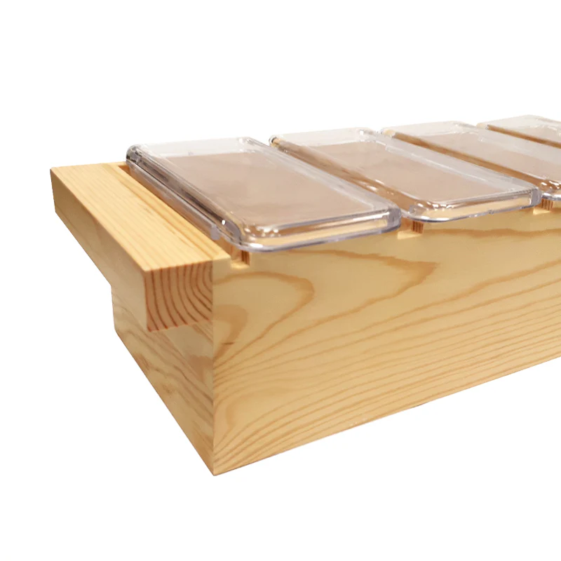 BarConic® Wood Condiment Holder - Size Options - Image 4