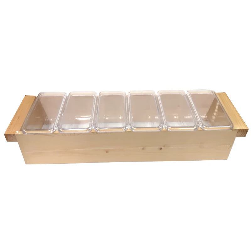 BarConic® Wood Condiment Holder - Size Options - Image 6