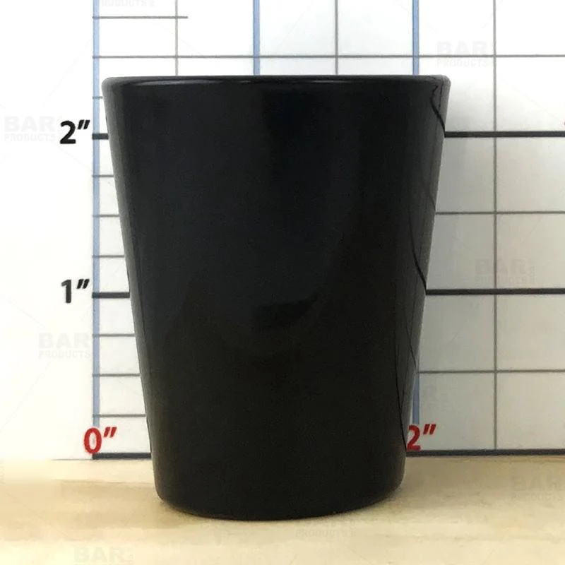 BarConic® Black Shot Glass - 1.75 ounce - Image 3