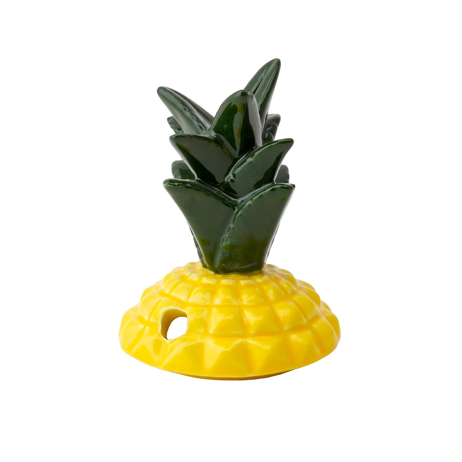 BarConic® Ceramic Pineapple Tiki Mug with Lid - 20oz - Image 4
