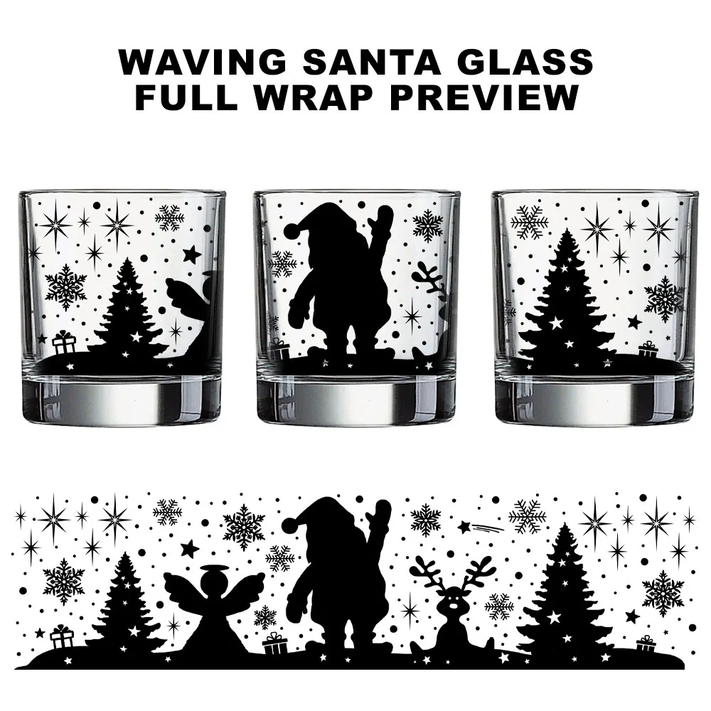BarConic Christmas Waving Santa - Christmas Collection - 10 ounce - Image 3