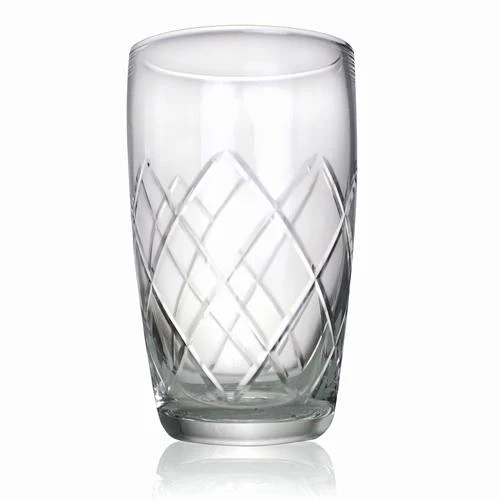 BarConic® Diamond Pattern Glass - 16oz