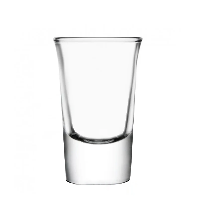 BarConic® Flared Top Shot Glass w/ Thick Base - 25 ml - CASE OF 72