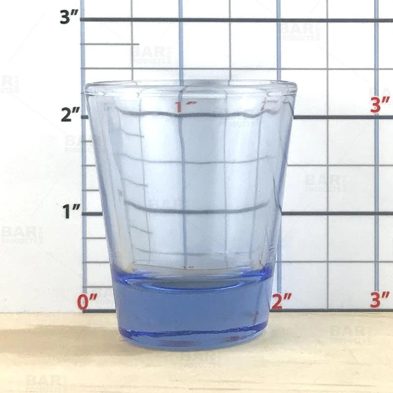 BarConic® 1.5oz Light Blue Shot Glass - Image 3