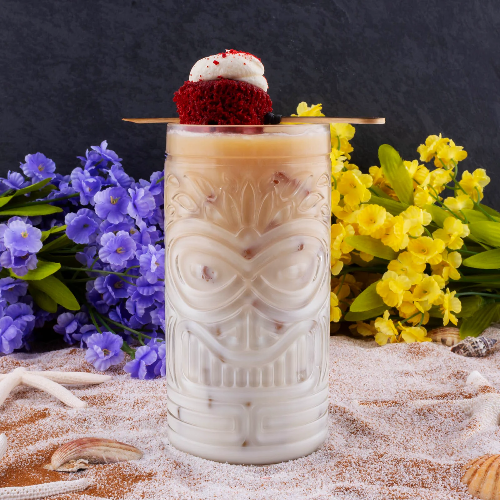 BarConic® Grinning Tiki Glass - 16 oz Tall - Image 2