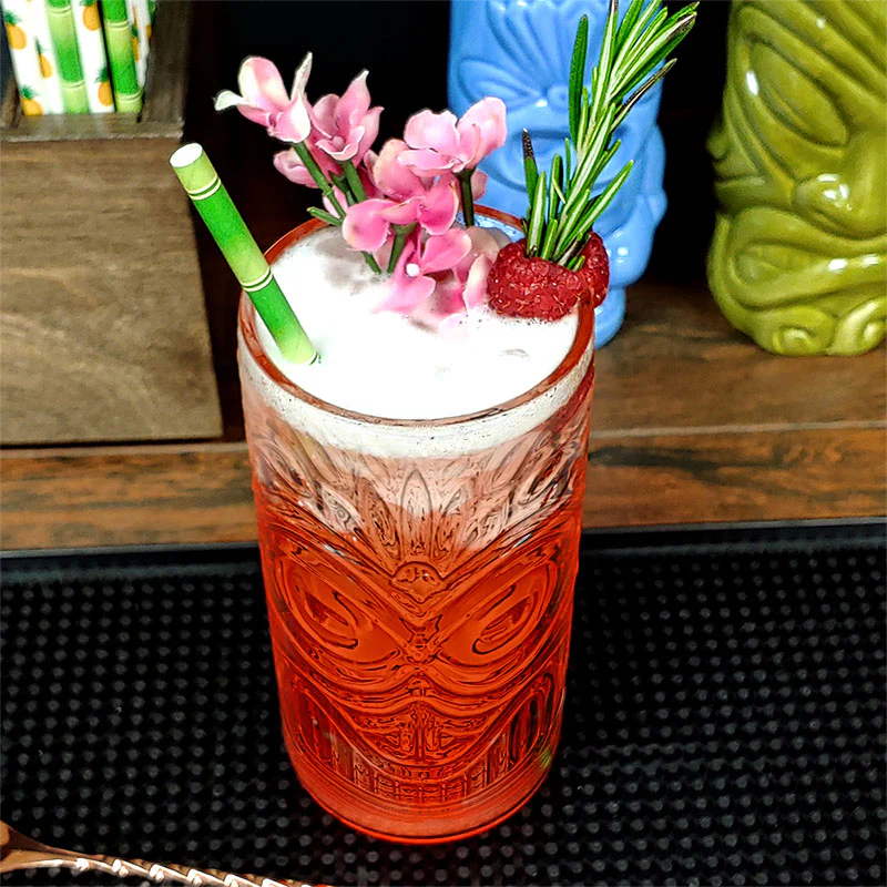 BarConic® Grinning Tiki Glass - 16 oz Tall - Image 6