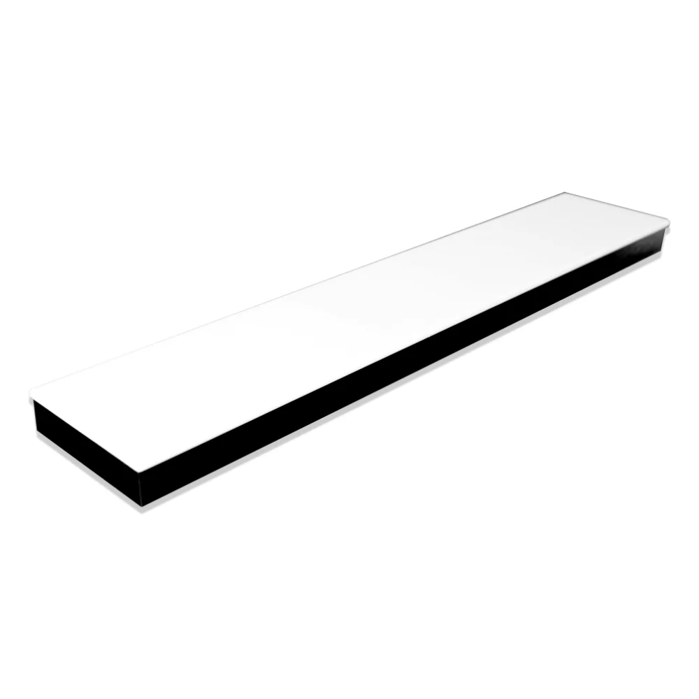 BarConic® LED Liquor Bottle Display Shelf - Low Profile - 1 Tier (Step) - Black - Multi-Colored Lights