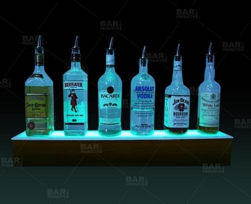 BarConic® LED Liquor Bottle Display Shelf - Wild Cherry 2 Steps - Several Lengths - Image 4