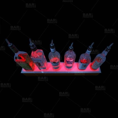BarConic® LED Liquor Bottle Display Shelf - Wild Cherry 2 Steps - Several Lengths - Image 5