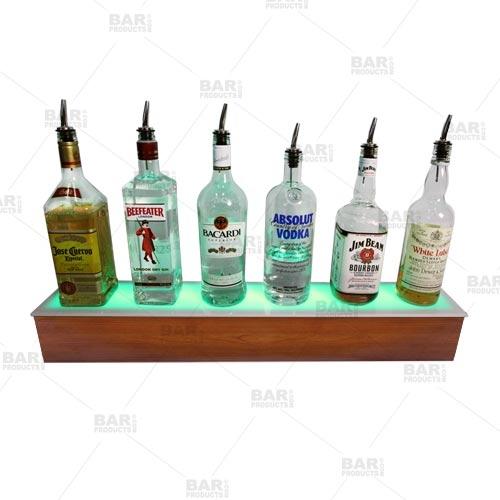 BarConic® LED Liquor Bottle Display Shelf - Wild Cherry 2 Steps - Several Lengths - Image 7
