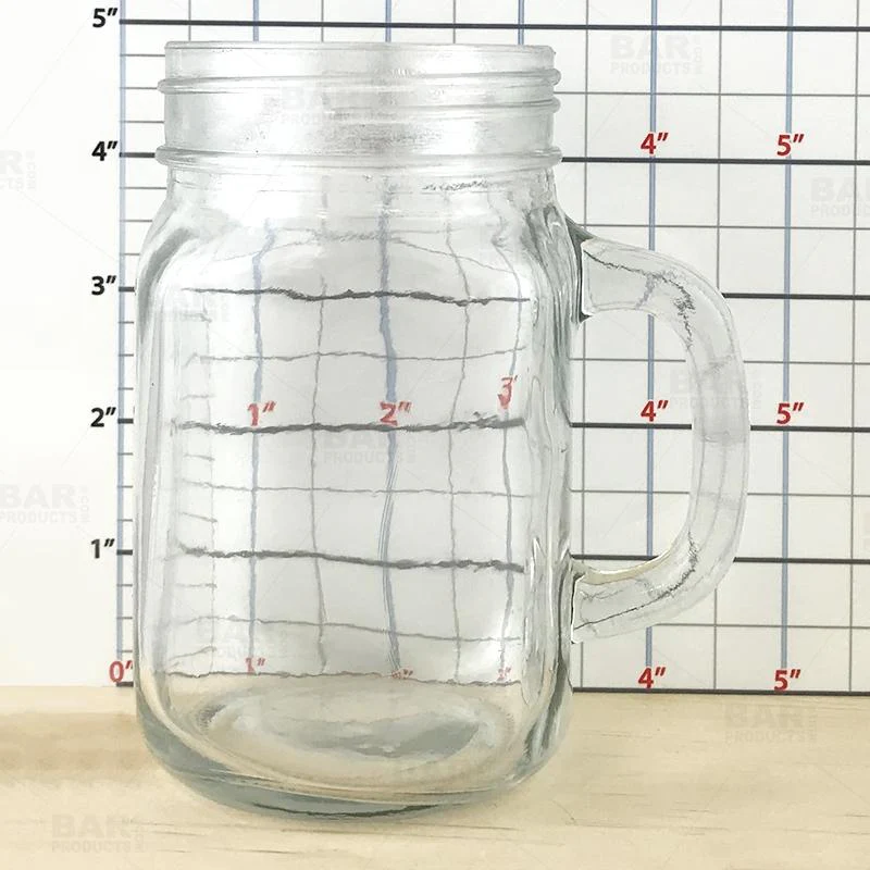 BarConic® Mason Jar Mug Glass - 12 ounce - CASE OF 12 - Image 4