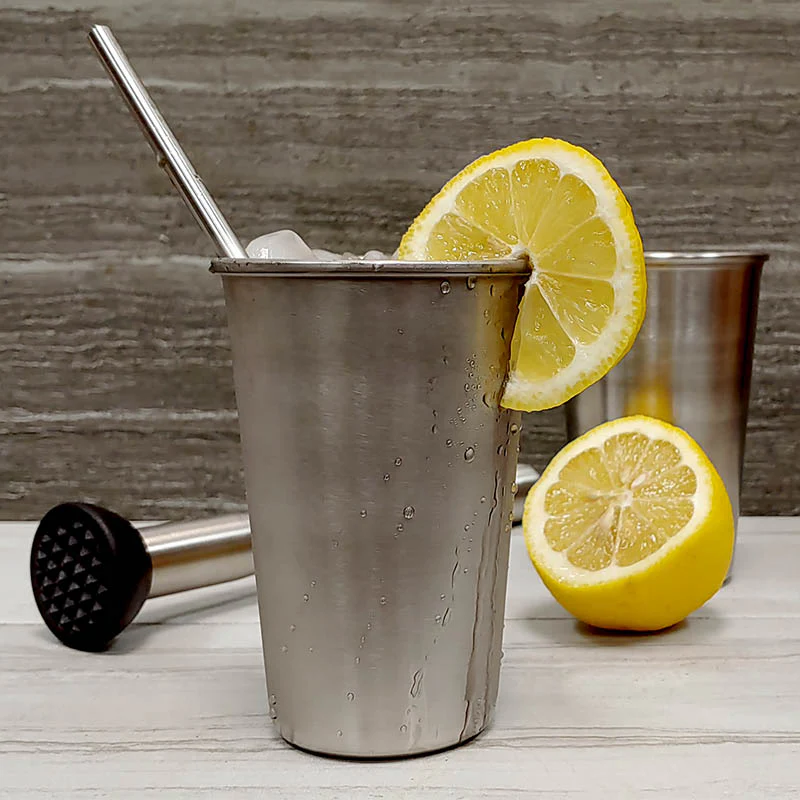 BarConic® Metal Cup - Stainless Steel - 12oz - Image 3