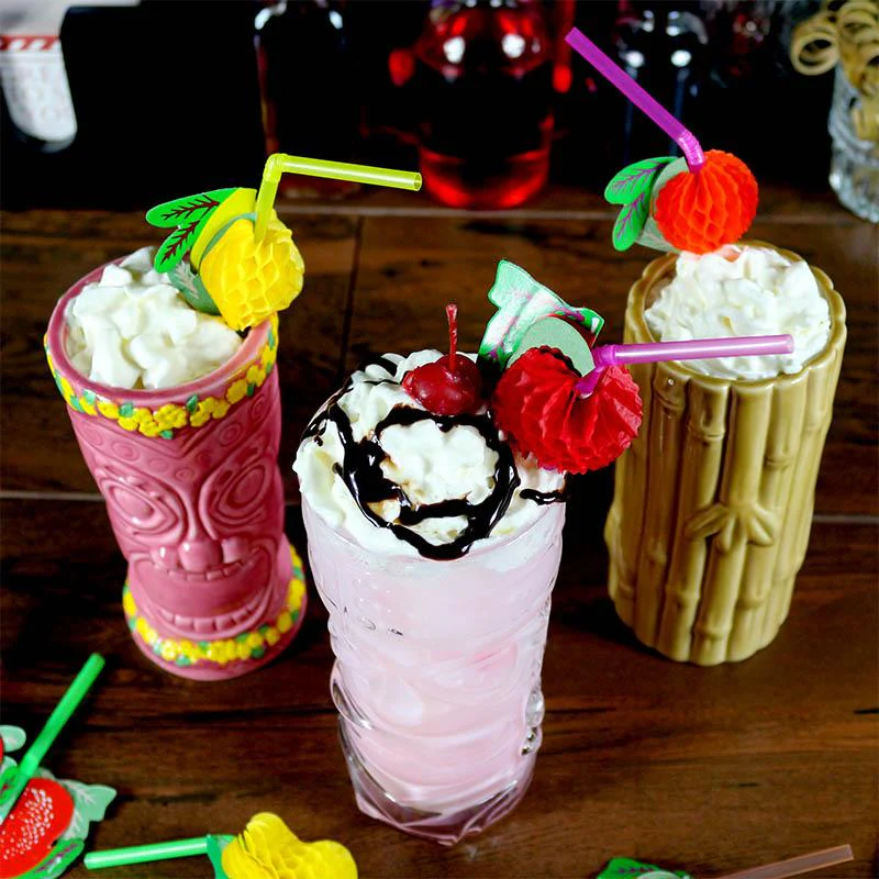 BarConic® Paper Accordion Fruit Straws - Pack of 50 - Image 5
