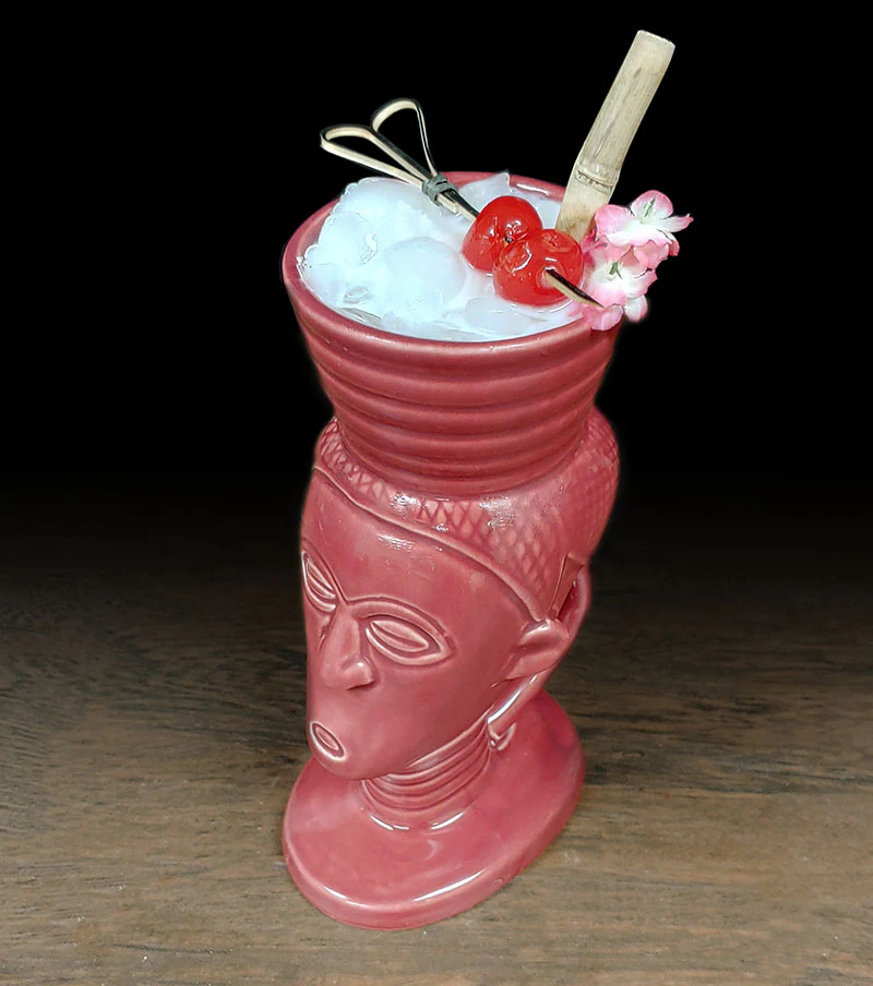 BarConic® Rose Polynesian Queen - Tiki Mug - Image 2