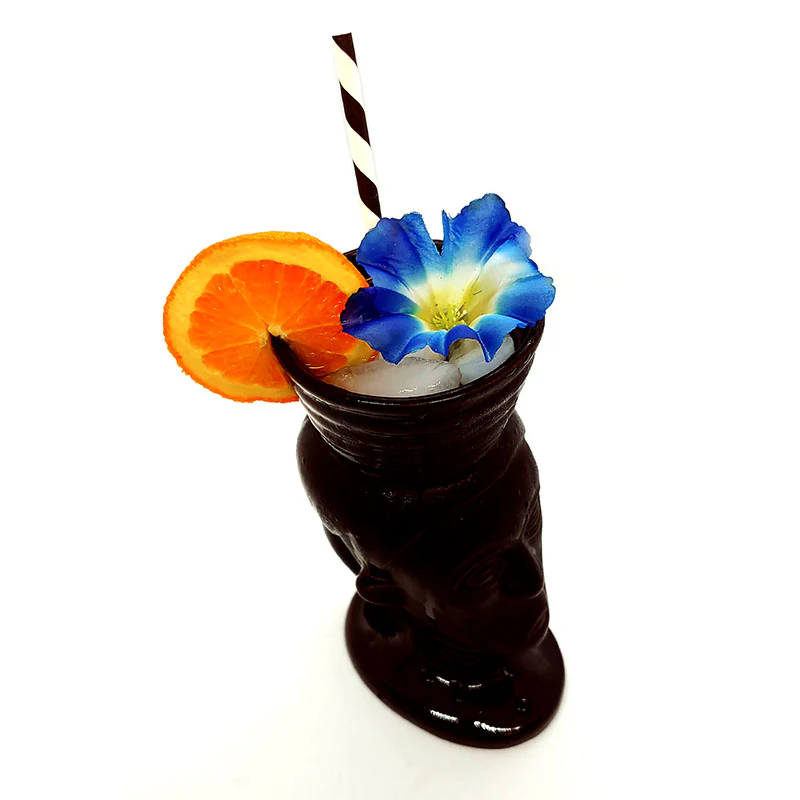 BarConic® Black Polynesian Queen - Tiki Mug - Image 3