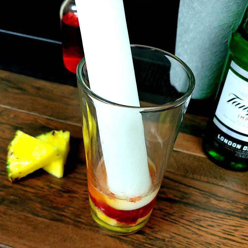 BarConic® 12" Cocktail Muddler - White - Image 3