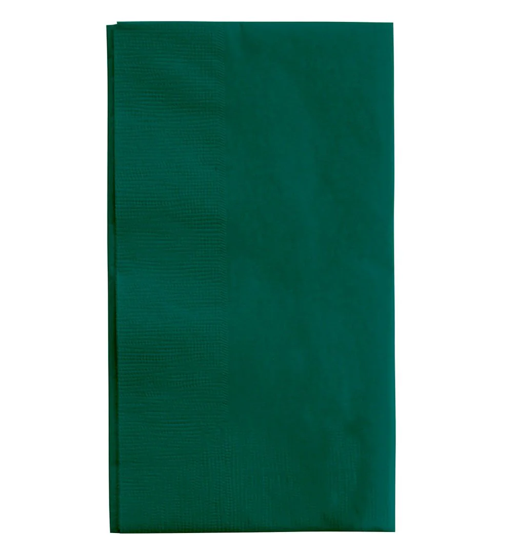 BarConic® 2-PLY Colored Paper Dinner Napkins – 15” x 17” Green – 100 Pack
