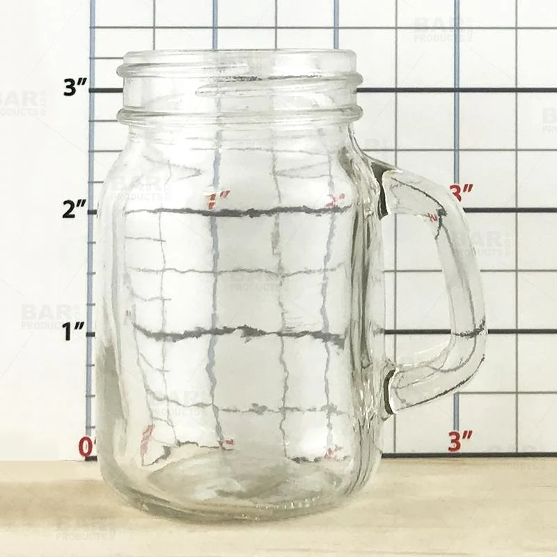 BarConic® 4.5oz Mason Jar with Handle - Image 5