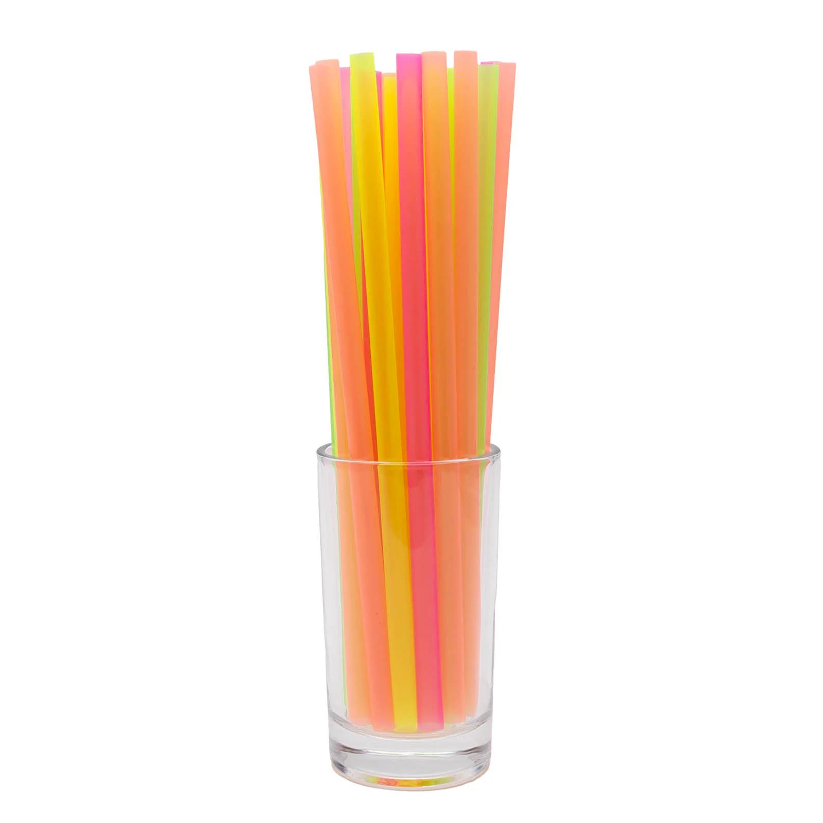 BarConic® Straws - 8 inch - Assorted Neon