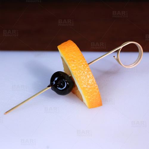 BarConic® Bamboo Cocktail Picks - Ring Shaped - (Pack of 100) - Image 6