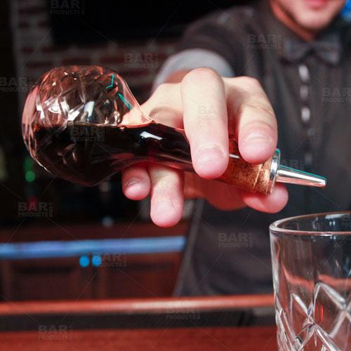 BarConic® Bitters Bottle - Diamond Pattern - 3 ounces - Image 2