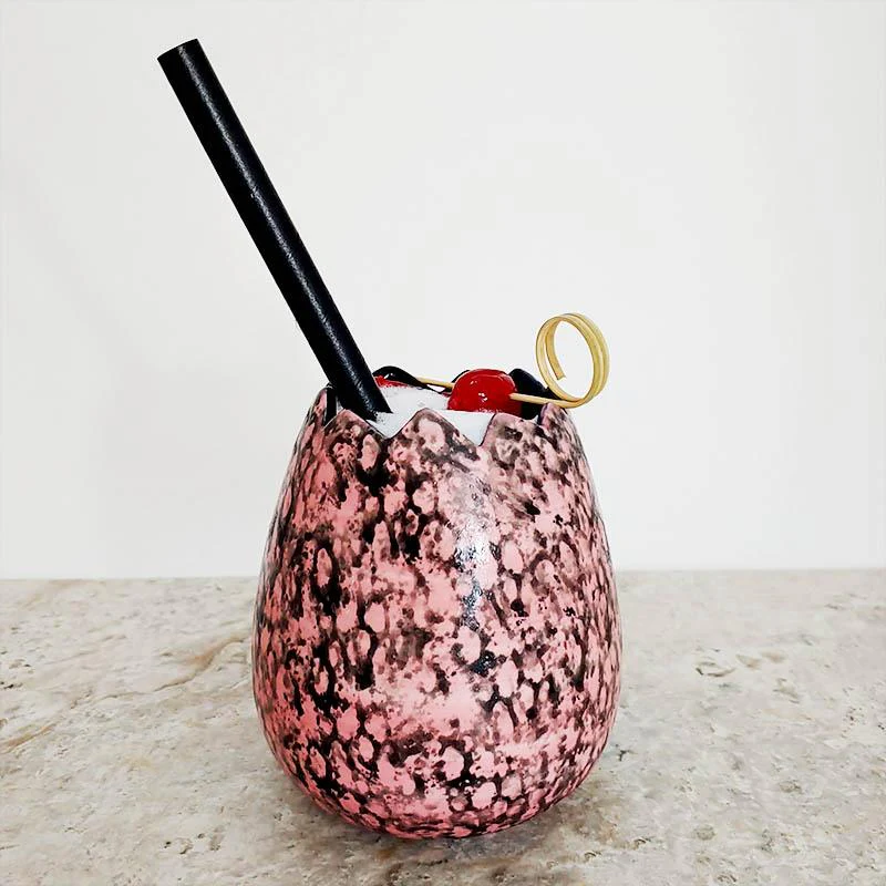 BarConic® "Eco-Friendly" Jumbo Paper Straws - 7 3/4" Solid Black - 100 pack - Image 3