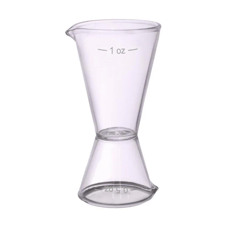 BarConic® Glass Jigger - Double Sided - 1/2 oz and 1 oz