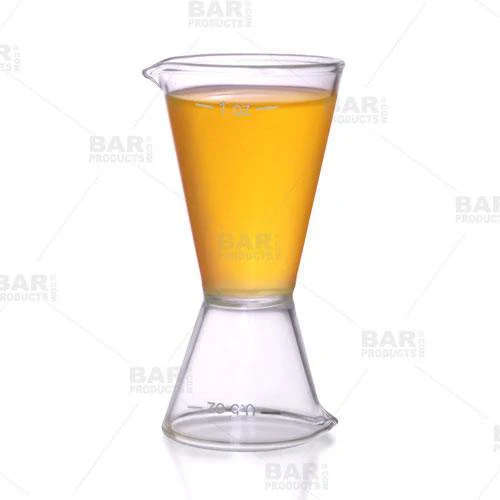 BarConic® Glass Jigger - Double Sided - 1/2 oz and 1 oz - Image 3