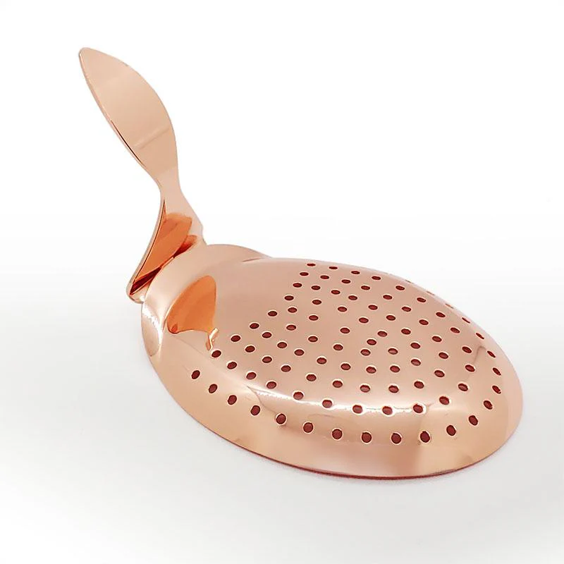 BarConic® Julep Strainer - Copper Plated with Curved Handle - Image 3