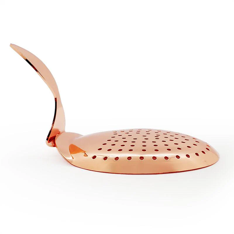 BarConic® Julep Strainer - Copper Plated with Curved Handle - Image 5