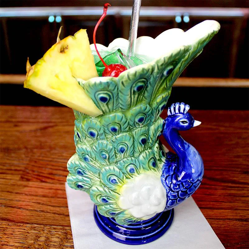 BarConic® Peacock - 18 oz. - Tiki Mug - Image 4
