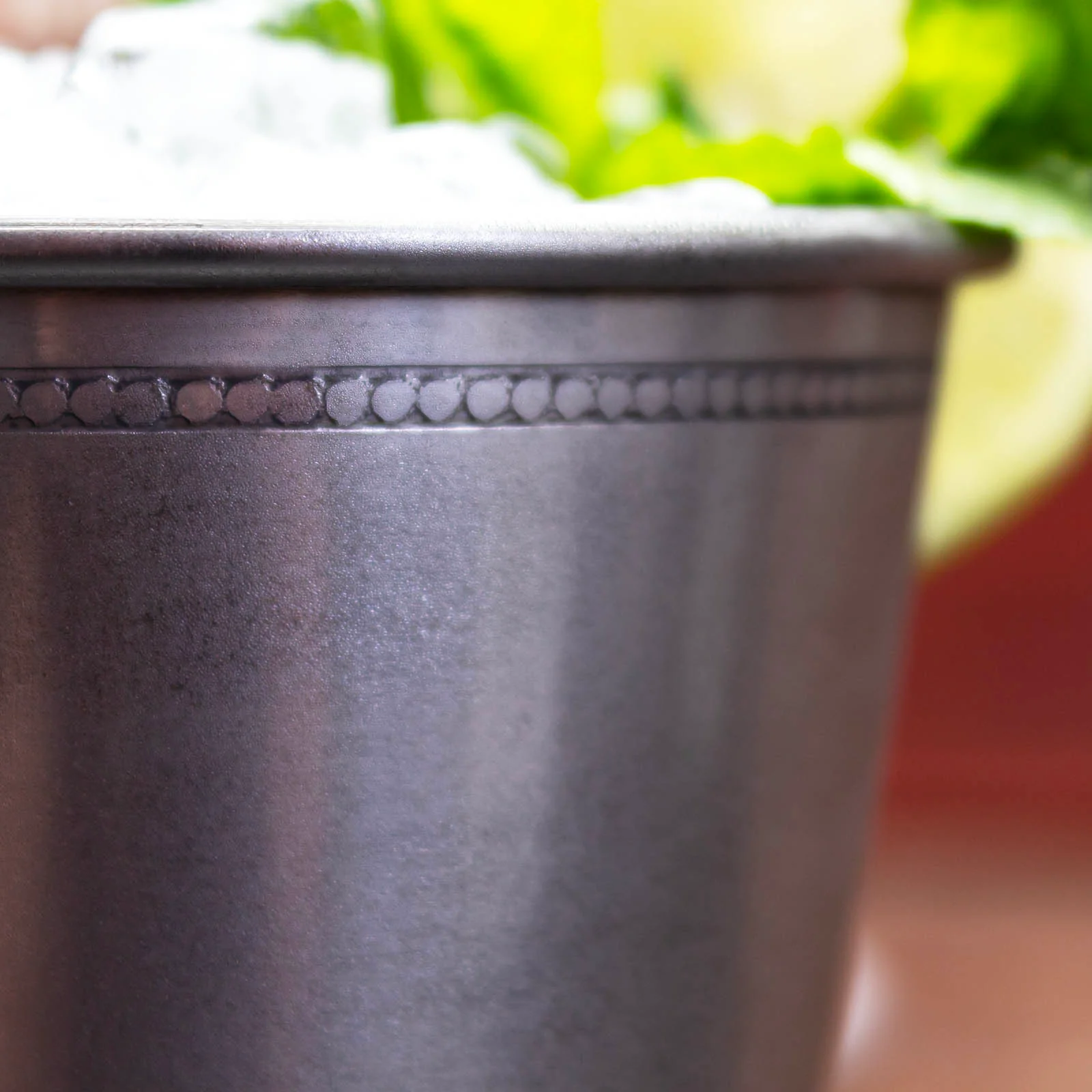 BarConic® Stainless Steel Beaded Mint Julep - 12oz - Image 4