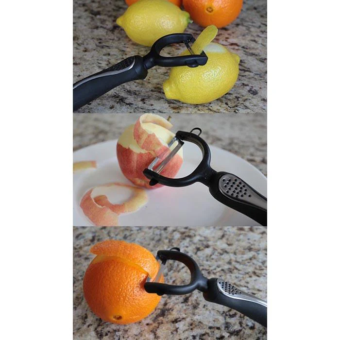 BarConic® Stainless Steel & Black Y Peeler - Image 3
