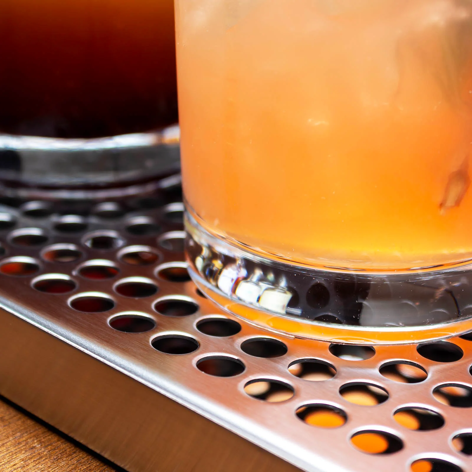BarConic® Stainless Steel Drip Tray with Holes - 16" x 6" - Image 4