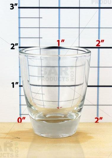 BarConic® Shot Glass - Rounded Barrel Style - 1 ounce - Image 7