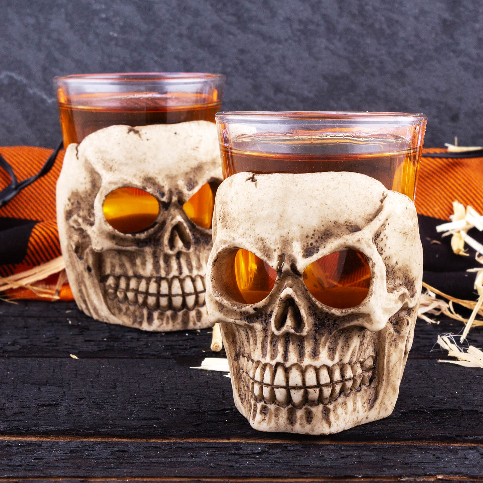 BarConic® Shot Glass w/ Ceramic Skull Base - 2 ounce - Image 4