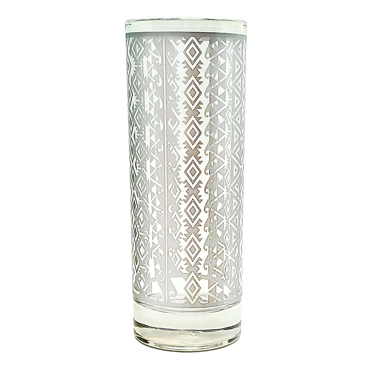 BarConic® Silver Aztec Highball Glass - 9.5oz - Image 5