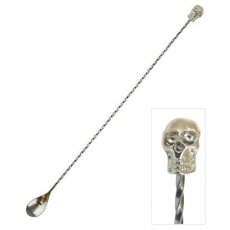 BarConic® Skull Bar Spoon - Stainless Steel - 40 cm