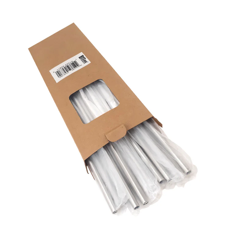BarConic® Stainless Steel Cocktail Straw - 8.5 inch - Single or Pack of 12 - Image 4
