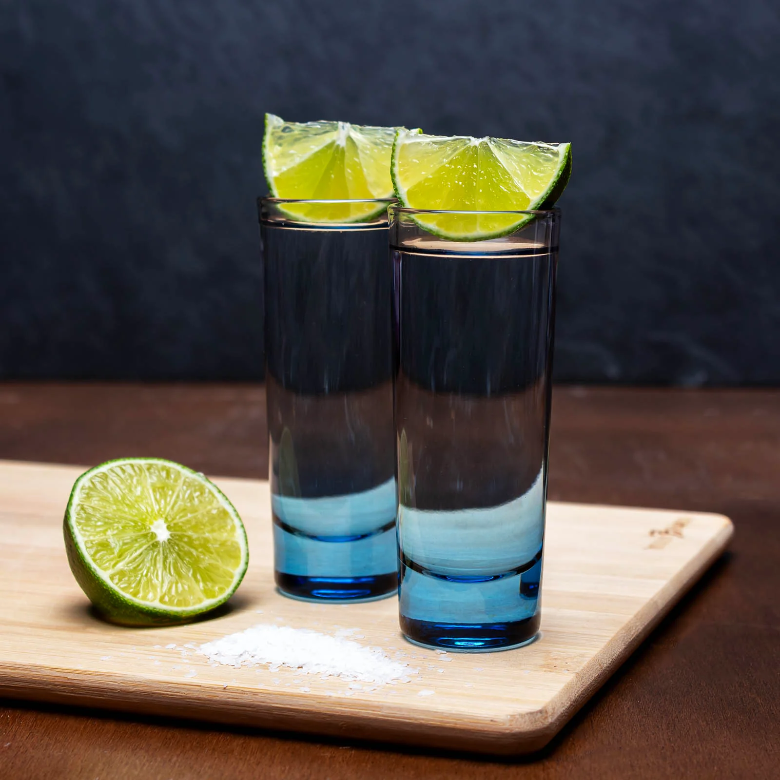 BarConic® 2oz Tall Blue Shooter Glass - Image 2