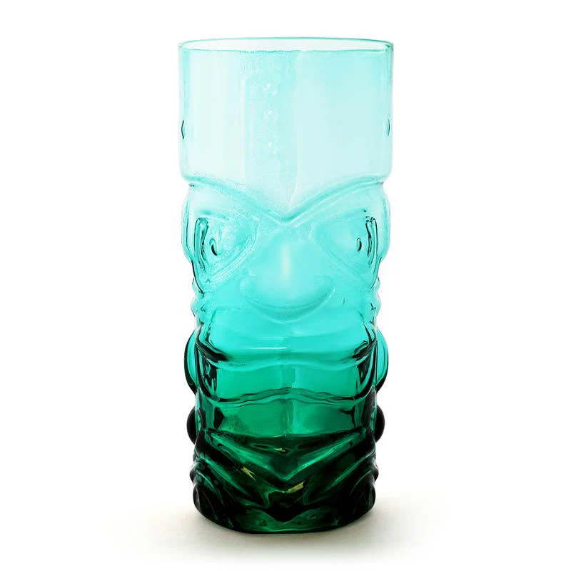 BarConic® Teal Tiki Glass - 15oz
