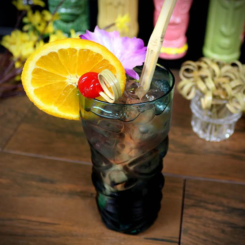 BarConic® Teal Tiki Glass - 15oz - Image 6