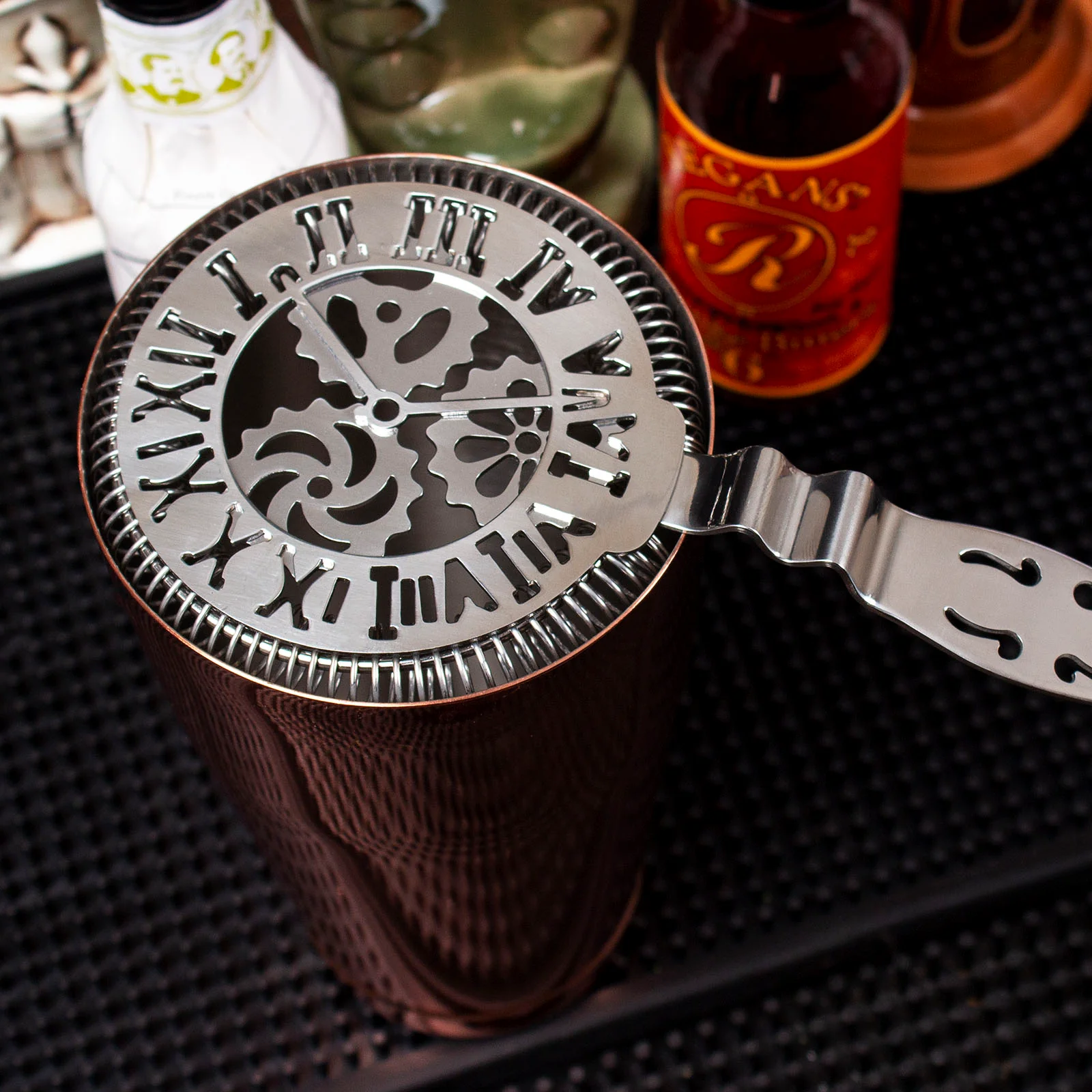 BarConic® Tick Tock No Prong Cocktail Strainer - Stainless Steel - Image 2